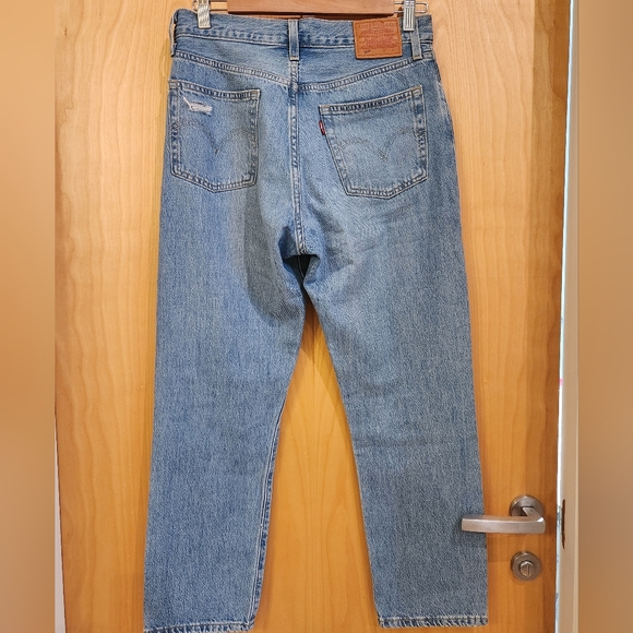 Levis 501 original blue jeans - women size 27x26 - Picture 6 of 11
